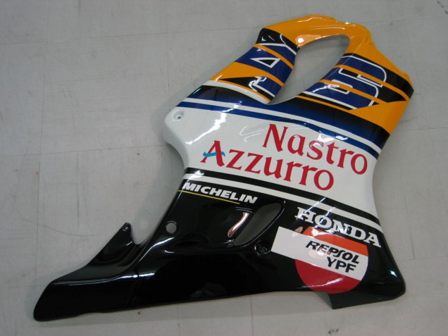 Acquista Carena Moto Honda CBR600 F4i 2004-2007 - Giallo Blu Bianco Nero Nastro Azzurro