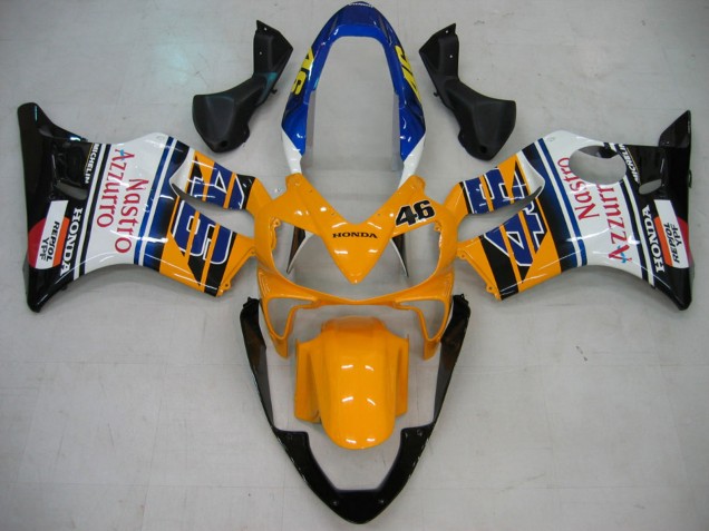 Acquista Carena Moto Honda CBR600 F4i 2004-2007 - Giallo Blu Bianco Nero Nastro Azzurro