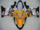 Acquista Carena Moto Honda CBR600 F4i 2004-2007 - Giallo Blu Bianco Nero Nastro Azzurro