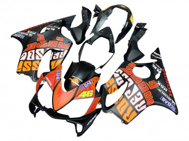 Acquista Carena Moto Honda CBR600 F4i 2004-2007 - Nero Opaco Arancia Rossi