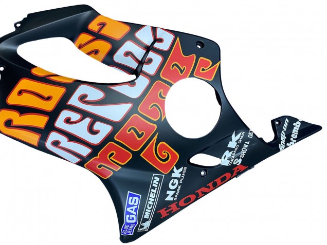 Acquista Carena Moto Honda CBR600 F4i 2004-2007 - Nero Opaco Arancia Rossi