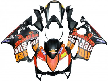 Acquista Carena Moto Honda CBR600 F4i 2004-2007 - Nero Opaco Arancia Rossi
