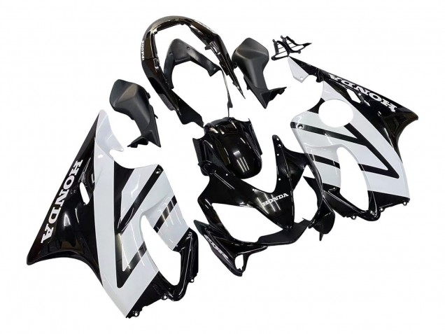 Acquista Carena Moto Honda CBR600 F4i 2004-2007 - Bianco Nero Lucido