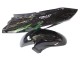 Acquista Carena Moto Honda CBR1100XX Blackbird 1996-2007 - Nero Lucido Verde Fiamma
