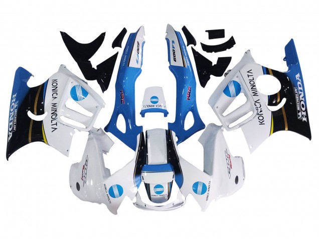 Acquista Carena Moto Honda CBR600 F3 1997-1998 - Bianco Blu Nero Lucido