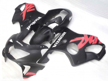 Acquista Carena Moto Honda CBR600 F4 1999-2000 - Nero Opaco Rosa Decals