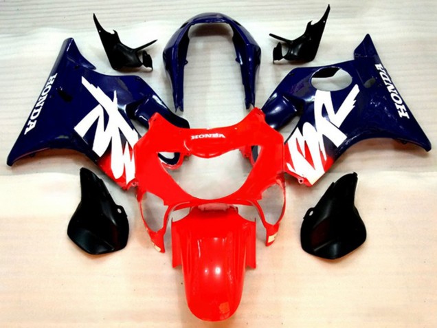 Acquista Carena Moto Honda CBR600 F4 1999-2000 - Rosso Blu Scuro Viola