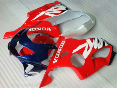 Acquista Carena Moto Honda CBR600 F4 1999-2000 - Bianco Rosso Blu Scuro