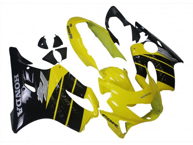 Acquista Carena Moto Honda CBR600 F4 1999-2000 - Giallo Nero Lucido