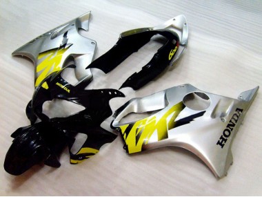 Acquista Carena Moto Honda CBR600 F4 1999-2000 - Argento Giallo Nero Lucido