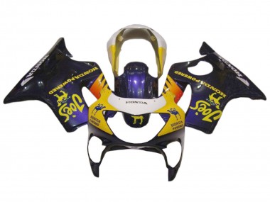 Acquista Carena Moto Honda CBR600 F4 1999-2000 - Bianco Giallo Nero Lucido Joes