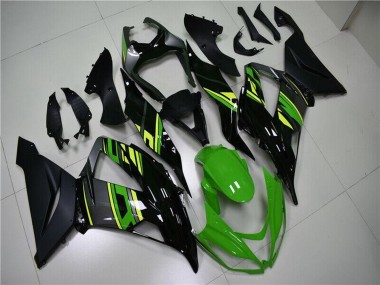 Acquista Carena Moto Kawasaki ZX6R 2013-2018 - Verde Giallo Nero Lucido Nero Opaco