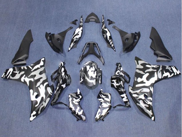 Acquista Carena Moto Honda CBR600F 2011-2013 - Nero Bianco Camouflage