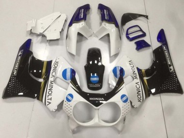 Acquista Carena Moto Honda CBR900RR 893 1992-1993 - Bianco Blu Nero Lucido Konica Minolta
