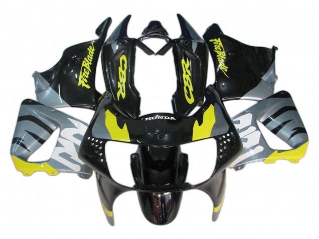 Acquista Carene Moto Honda CBR900RR 919 1998-1999 - Argento Giallo Nero Lucido Fireblade