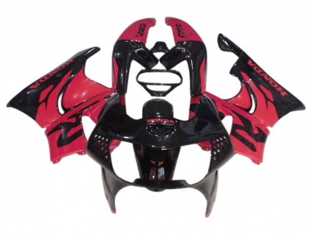 Acquista Carene Moto Honda CBR900RR 919 1998-1999 - Rosa Nero Lucido