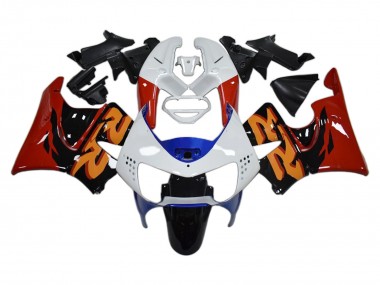 Acquista Carena Moto Honda CBR900RR 919 1998-1999 - Bianco Rosso Blu Nero Lucido