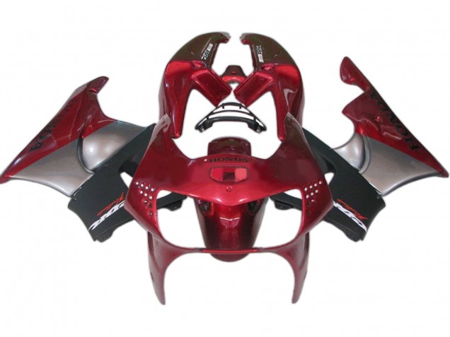 Acquista Carene Moto Honda CBR900RR 919 1998-1999 - Rosso Scuro Nero Grigio