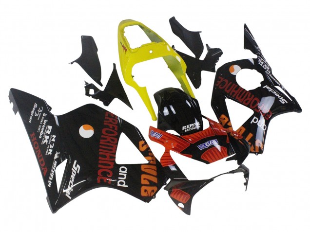 Acquista Carena Moto Honda CBR900RR 954 2002-2003 - Giallo Rosso Nero Lucido Repsol Rossi