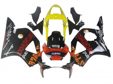Acquista Carena Moto Honda CBR900RR 954 2002-2003 - Giallo Rosso Nero Lucido Repsol Rossi