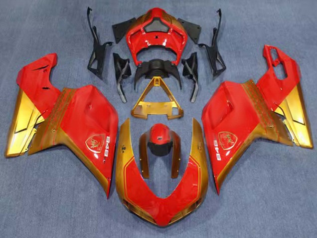 Acquista Carena Moto Ducati 848 2007-2014 - Rosso Oro