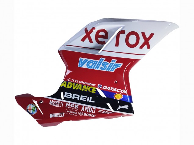 Acquista Carena Moto Ducati 848/1098/1198 2007-2014 - Bianco Rosso Nero Lucido Valsir Xerox