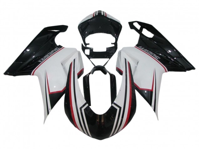 Acquista Kit Carena Moto ABS Ducati 848/1098/1198 2007-2014 - Bianco Rosso Nero Lucido