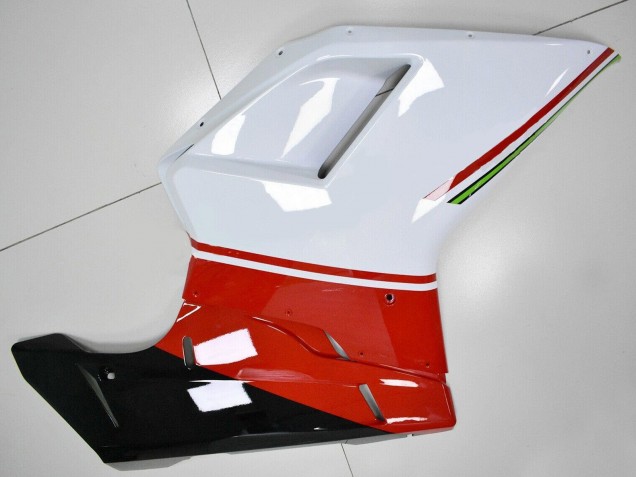 Acquista Carena Moto Ducati 848/1098/1198 2007-2014 - Bianco Rosso Verde Nero Lucido