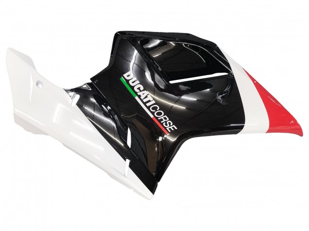 Acquista Carena Moto Ducati 848/1098/1198 2007-2014 - Bianco Rosso Nero Lucido