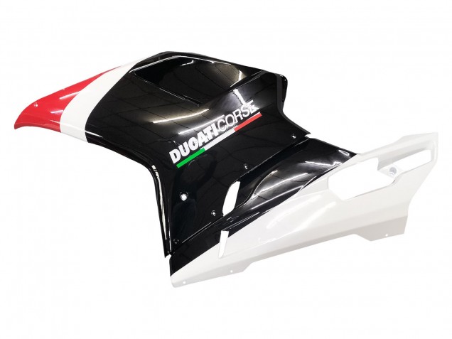 Acquista Carena Moto Ducati 848/1098/1198 2007-2014 - Bianco Rosso Nero Lucido