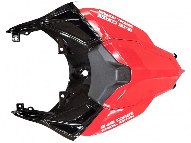 Acquista Carena Moto Ducati 848/1098/1198 2007-2014 - Bianco Rosso Nero Lucido
