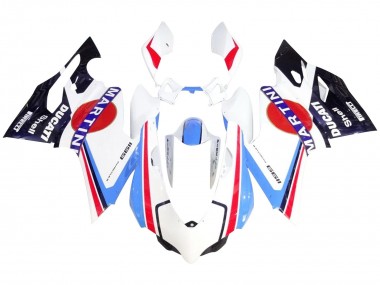 Acquista Carena Moto Ducati 1199 2011-2014 - Bianco Rosso Blu Nero Lucido Martini