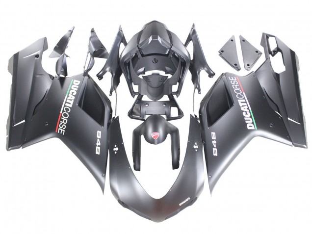Acquista Carena Moto Ducati 848 2007-2014 - Grigio Opaco