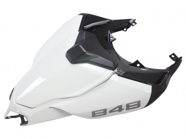 Acquista Carena Moto Ducati 848/1098/1198 2007-2014 - Bianco Nero Lucido Corse