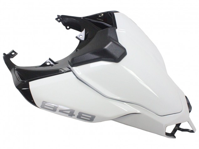 Acquista Carena Moto Ducati 848/1098/1198 2007-2014 - Bianco Nero Lucido Corse