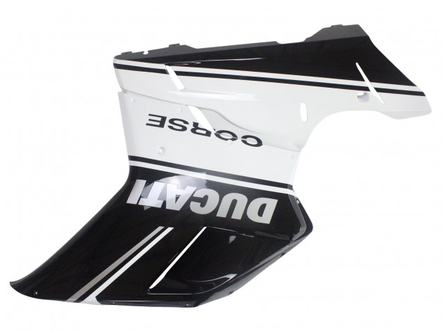Acquista Carena Moto Ducati 848/1098/1198 2007-2014 - Bianco Nero Lucido Corse