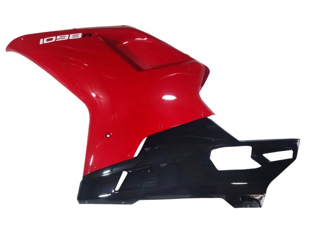Acquista Carena Moto Ducati 1098 2007-2014 - Bianco Rosso Nero Lucido