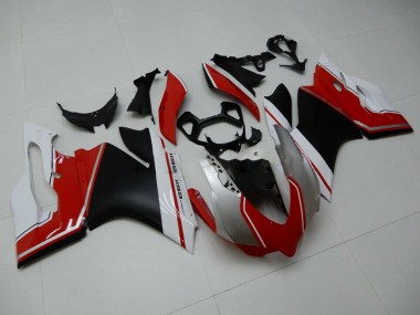Acquista Carena Moto Ducati 1199 2011-2014 - Bianco Rosso Nero Opaco