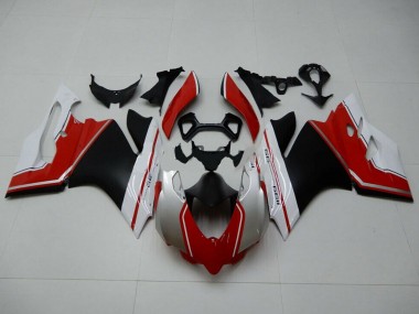 Acquista Carena Moto Ducati 1199 2011-2014 - Bianco Rosso Nero Opaco
