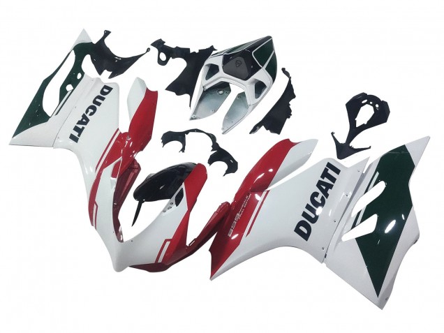 Acquista Carena Moto Ducati Panigale 899 2011-2014 - Bianco Rosso Nero Lucido