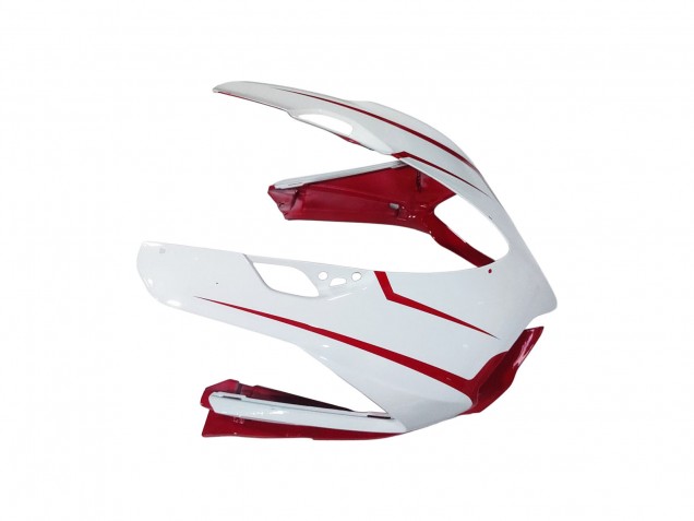 Acquista Carena Moto Ducati 1199 2011-2014 - Bianco Rosso Nero Lucido