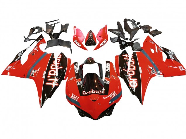 Acquista Carena Moto Ducati 959/1299 2015-2020 - Rosso Nero Lucido Fiamm