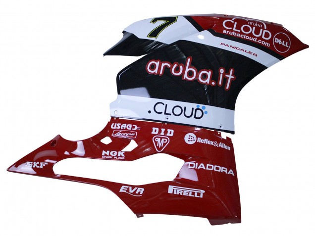 Acquista Carena Moto Ducati 959/1299 2015-2020 - Bianco Rosso Nero Aruba 7