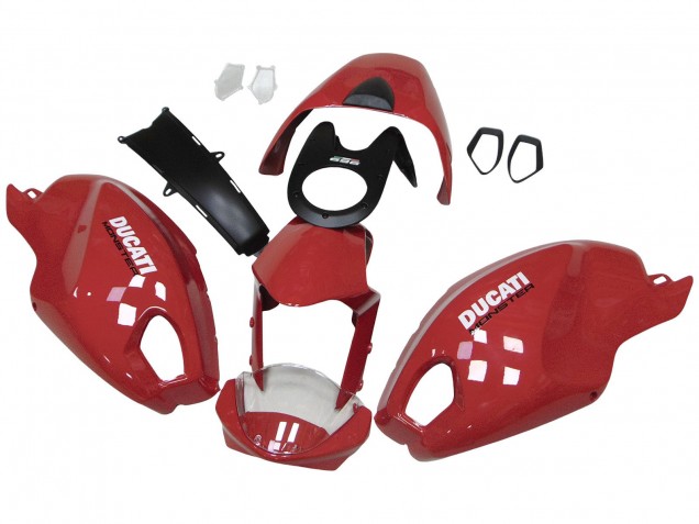Acquista Carena Moto Ducati Monster 696 796 1100 1100S 2008-2012 - Rosso Bianco