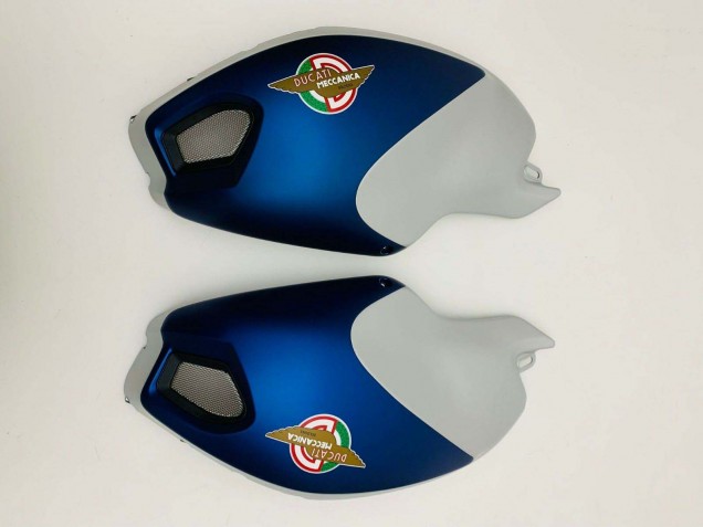 Acquista Carena Moto Ducati Monster 696 796 1100 1100S 2008-2012 - Blu Scuro Argento