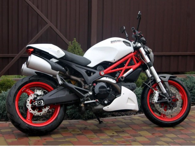 Acquista Carena Moto Ducati Monster 696 796 1100 1100S 2008-2012 - Bianco