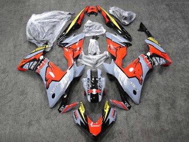 Acquista Carena Moto Honda CBR500R 2013-2015 - Lucido Nardo Grigio Giallo Nero Lucido Repsol HRC Red Bull