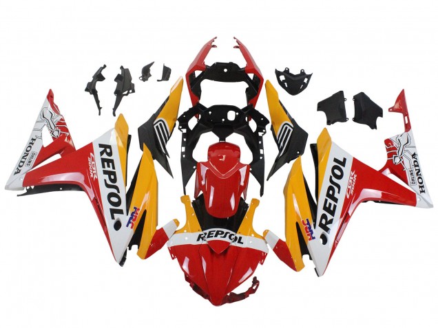 Acquista Carena Moto Honda CBR500R 2016-2018 - Giallo Bianco Rosso Repsol HRC