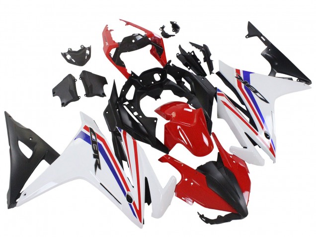 Acquista Carena Moto Honda CBR500R 2016-2018 - Bianco Rosso Blu Nero Opaco