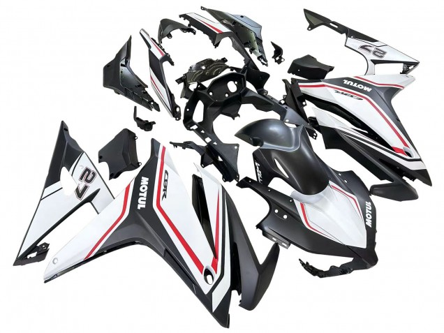 Acquista Carena Moto Honda CBR500R 2016-2018 - Bianco Rosso Nero Opaco